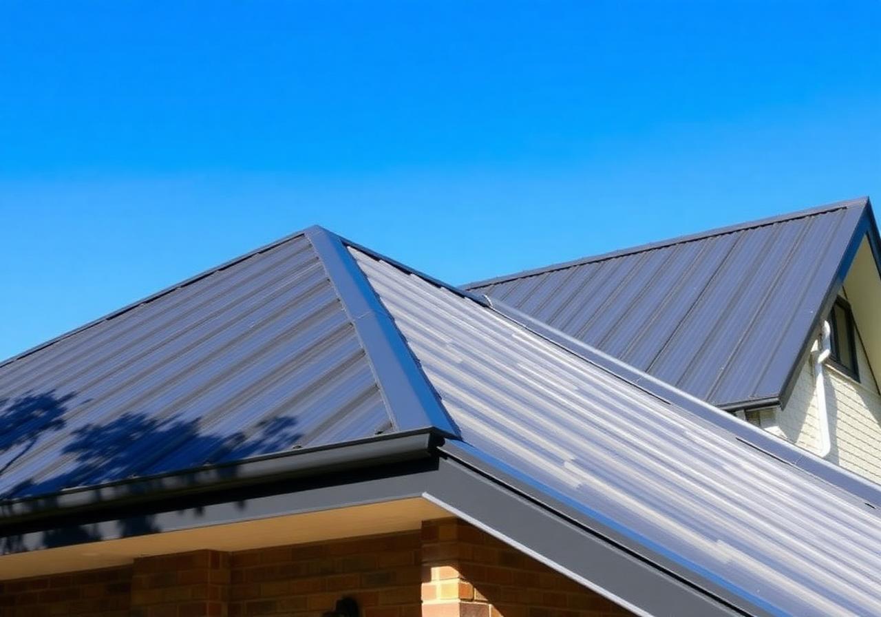After: restored Colorbond roof